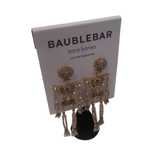 Baublebar Bare Bones Soarkly Skeleton Drop Earrings. - Picture 2 of 5